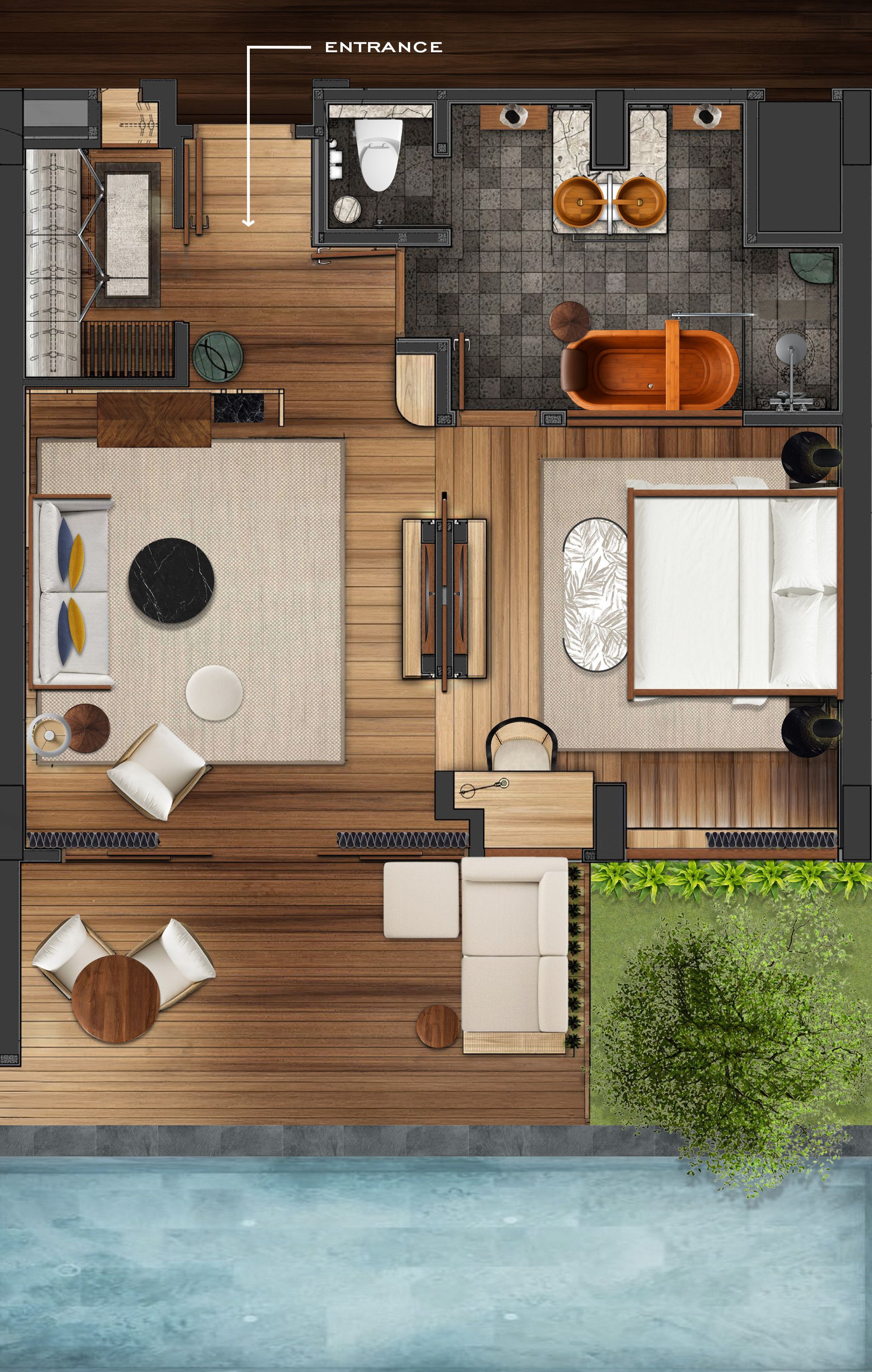 Lagoon Access King layout