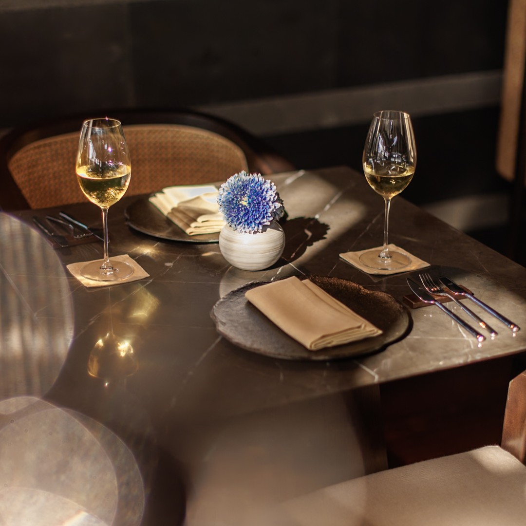 Indoor seating at Taru Restaurant located at Regent Bali Canggu